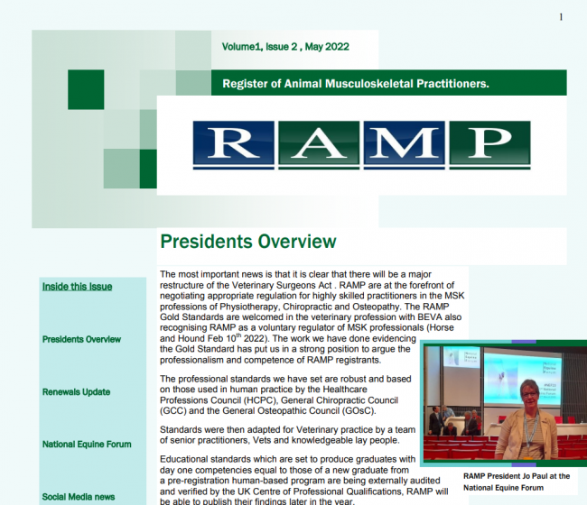 RAMP Newsletter May 2022